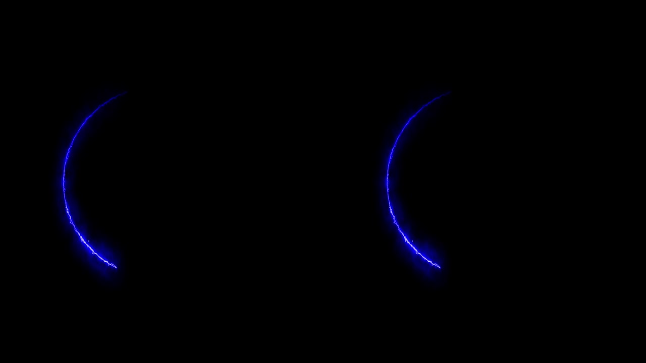 Rotating light energy shining animation motion graphics