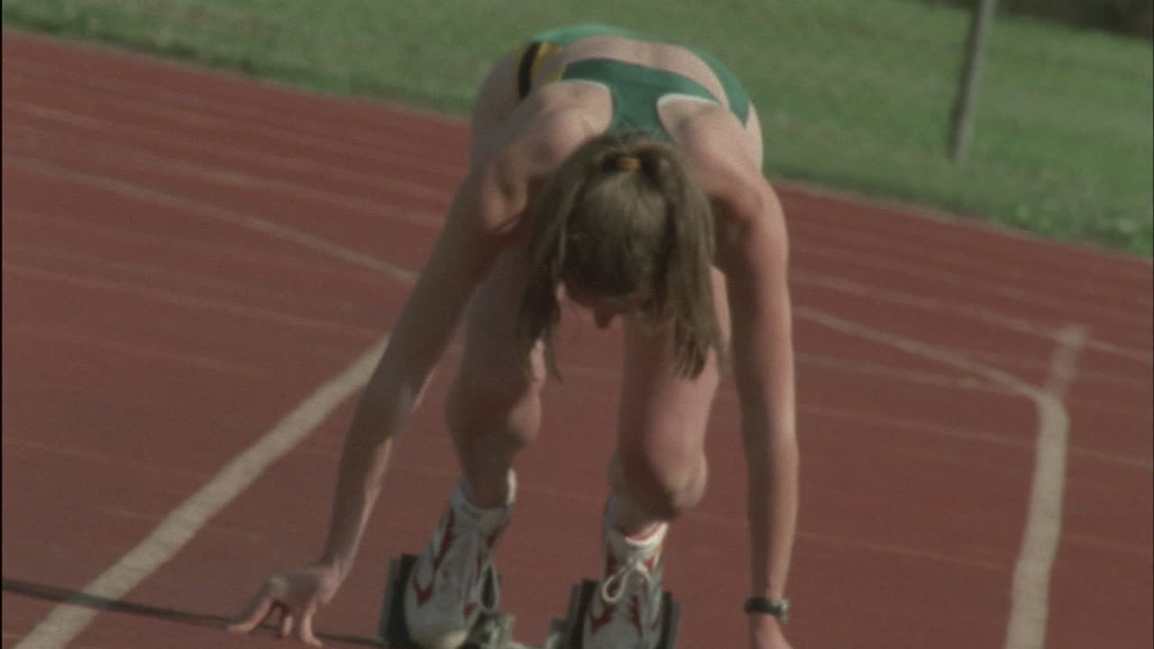 las corredoras comienzan una carrera