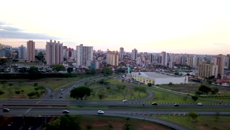 ciudad de bauru toma aerea avenida nações unidas