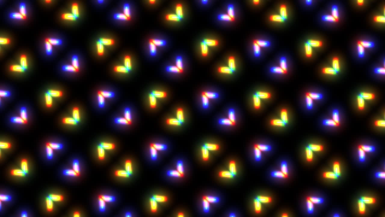 A unique checkerboard pattern is depicted in the image, with multicolored squares in red, green, and blue arranged in a grid