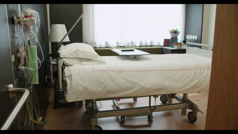 empty patient room in modern hospital