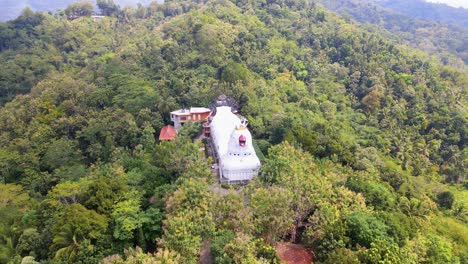 remarkable gereja ayam chapel, aerial circling