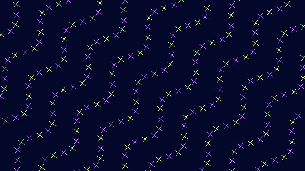 Dynamic zigzag pattern in blue and red on dark background