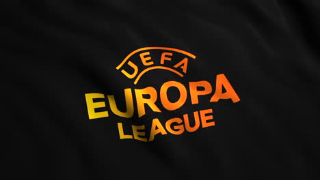el logotipo de la uefa europa league en tela