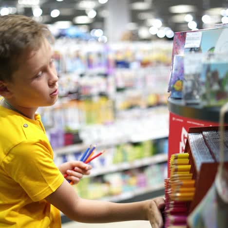 buying stationery for school