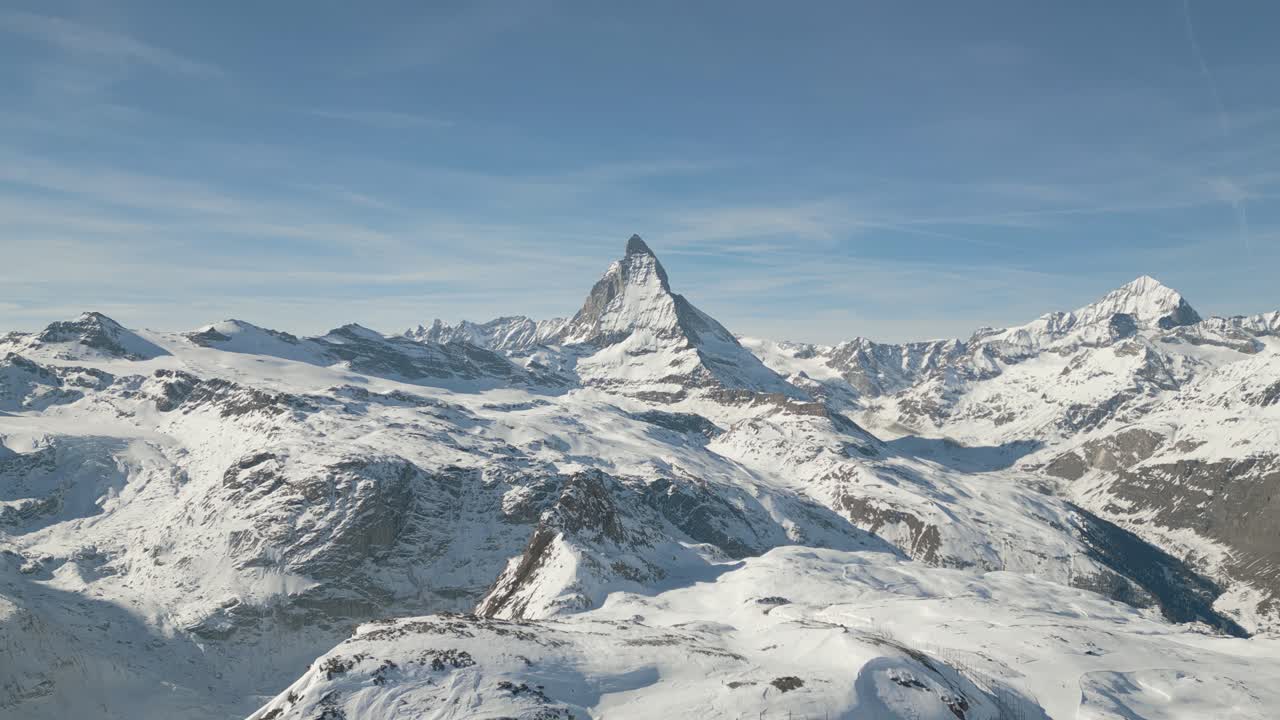 matterhorn 4k imágenes cinematográficas de drones - zermatt - suiza