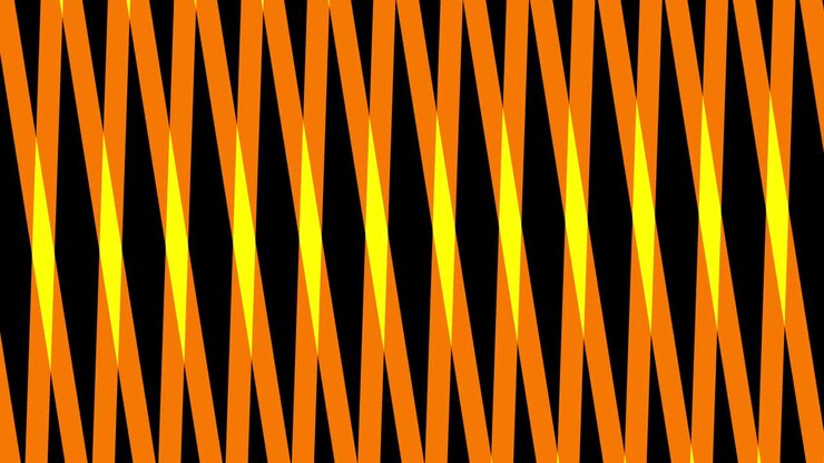 Animazione composta da strisce colorate che si intersecano.
