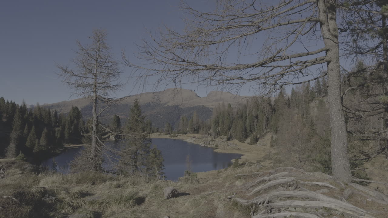 Mountain Lake Landscape in Autumn