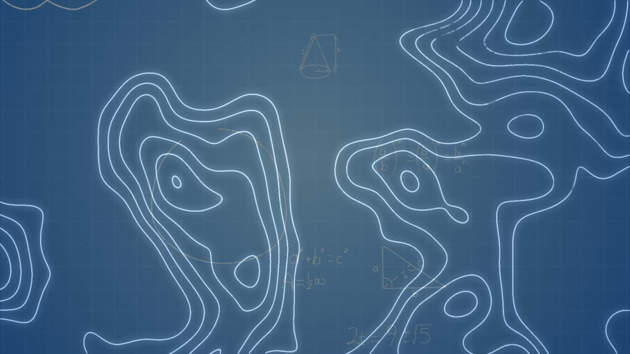 animación de ecuaciones matemáticas sobre formas