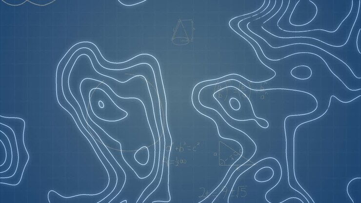 Animation of mathematical equations over shapes