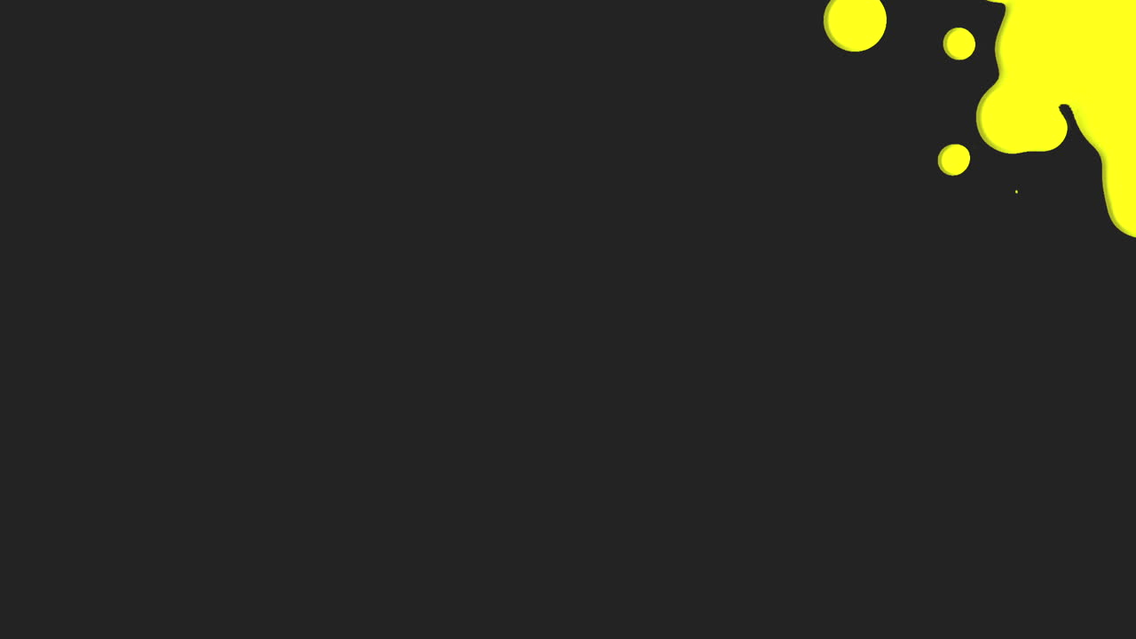 animación movimiento abstracto amarillo líquido puntos 4