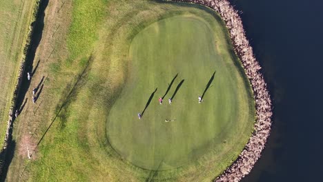 drone video of a golf club in ireland