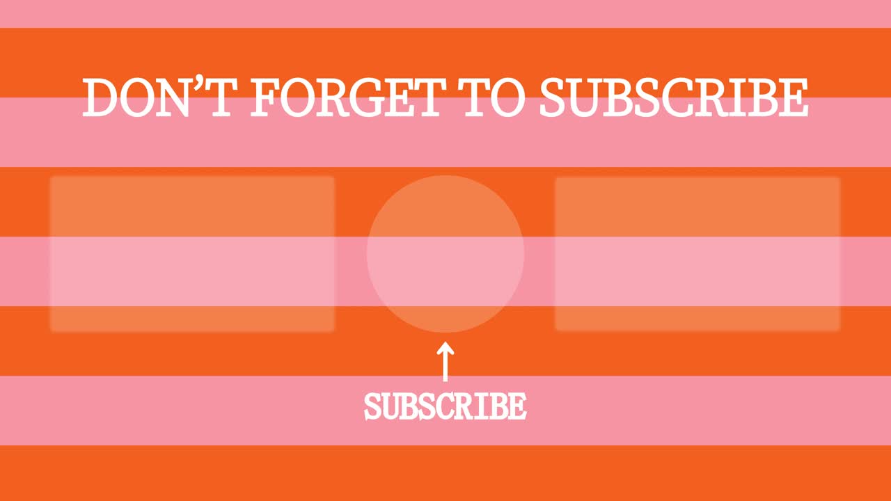 Border moves end card ending screen motion graphics