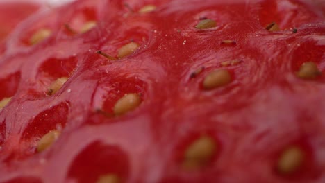 vivid strawberry texture in high detail