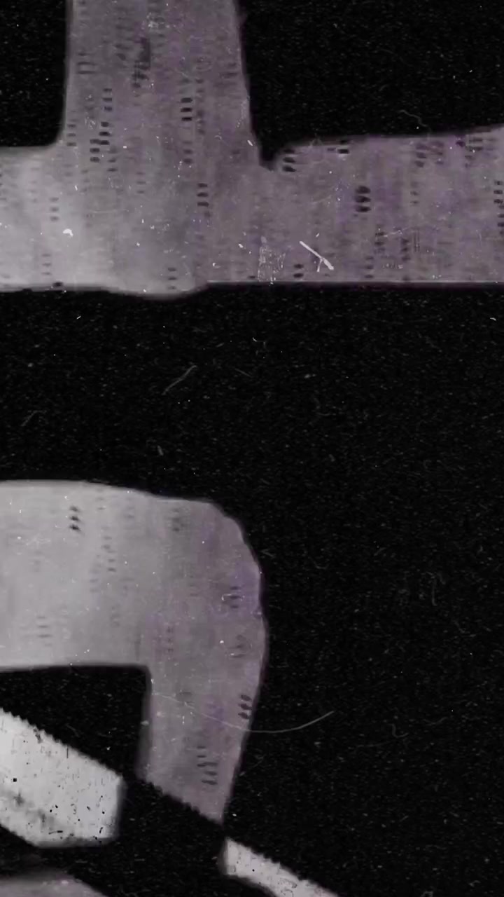 Vintage Film Grain Overlay with Glitch and Dust Effects