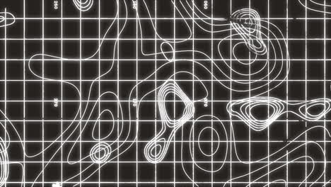 animación de líneas blancas en movimiento sobre fondo negro