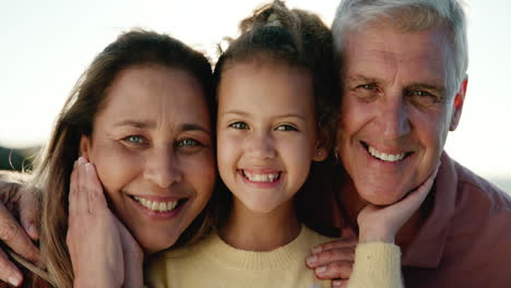 retrato de familia feliz