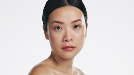 Beauty,-skincare-and-face-of-an-Asian-woman