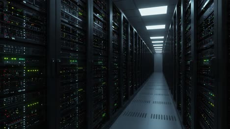 exploring a state-of-the-art data center: a glimpse into the heart of modern computing infrastructure and high-tech server racks