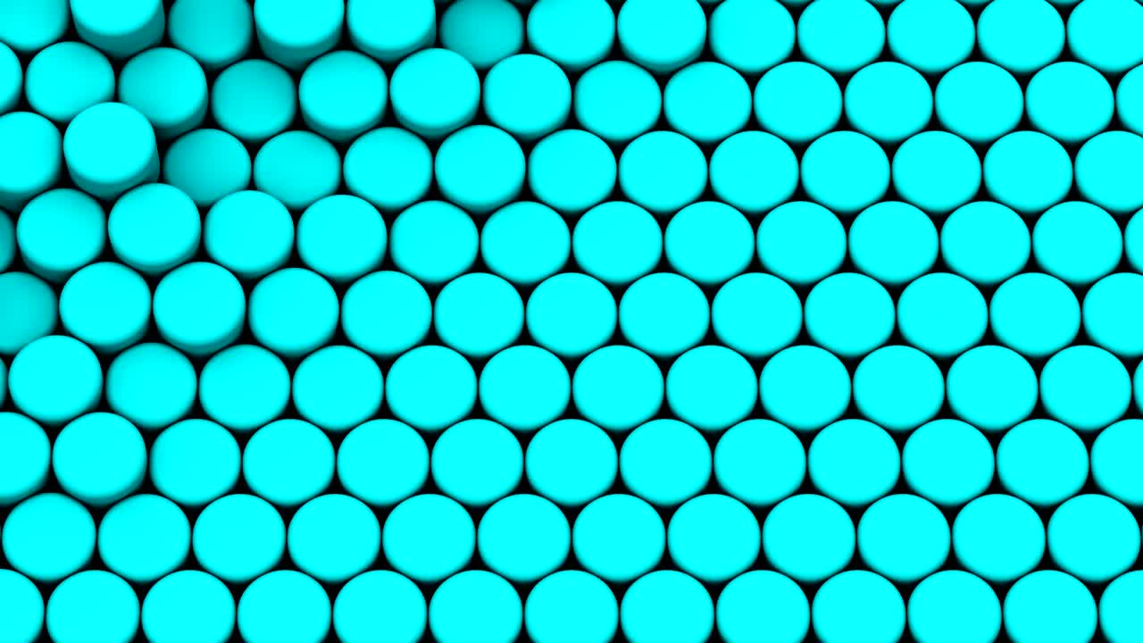 los cilindros forman una onda