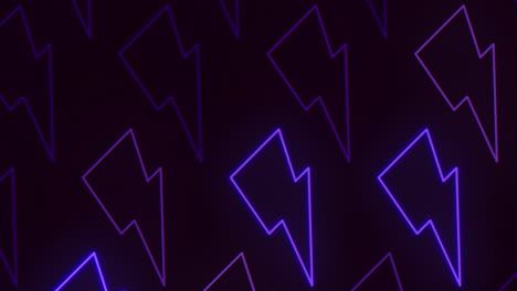 purple lightning bolts on a black background striking patterns