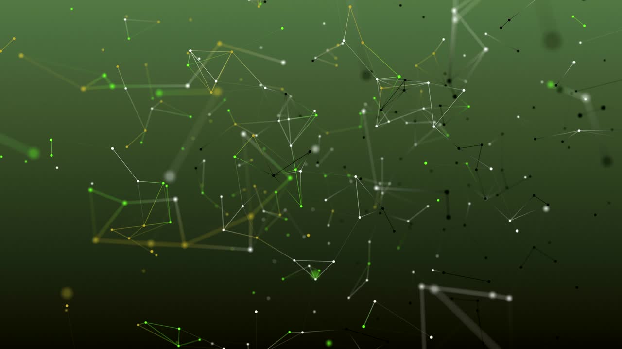 absract geometry background with lines and dots