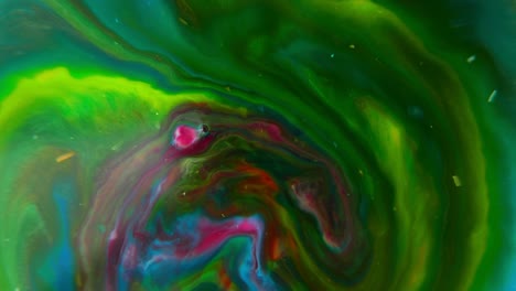 mezcla de colores de pinturas, fondo abstracto de formas morphing. increíbles imágenes en movimiento creadas por tintes giratorios.