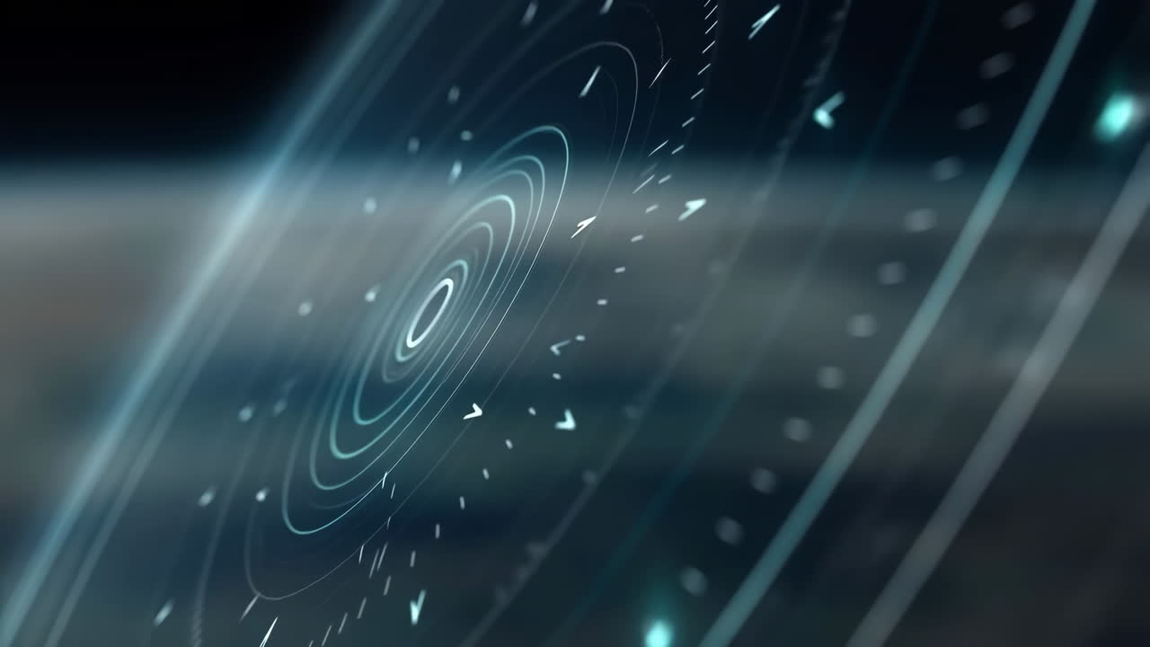 Futuristic Digital Interface Background