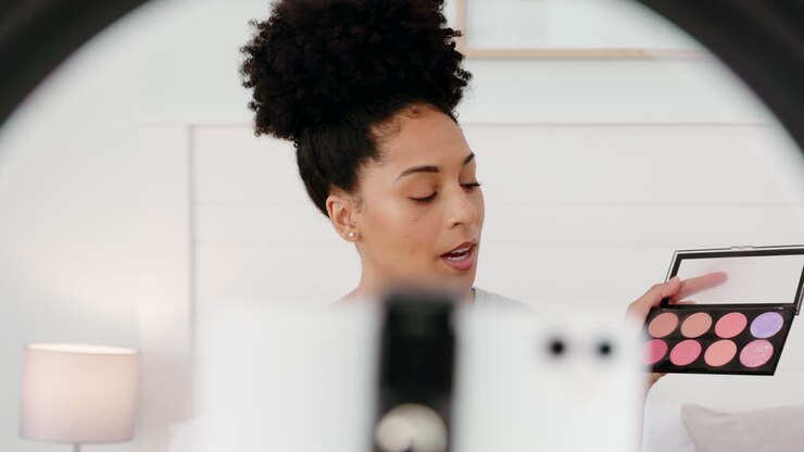 Makeup-influencer, produktanmeldelse