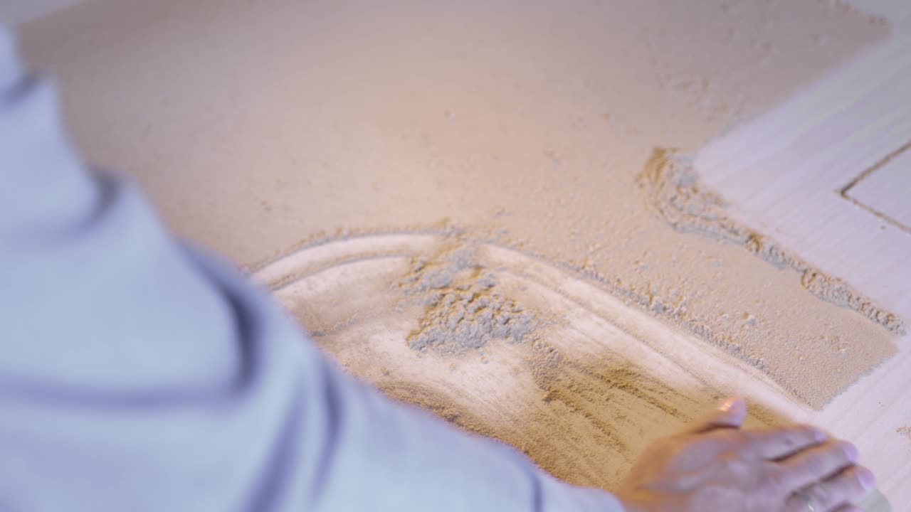 모래 예술 작품