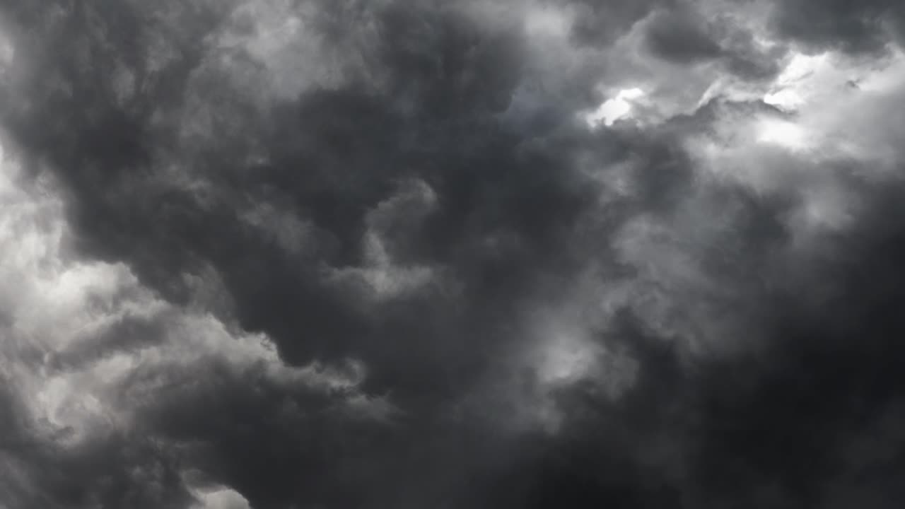 Ominous dark abstract storm clouds
