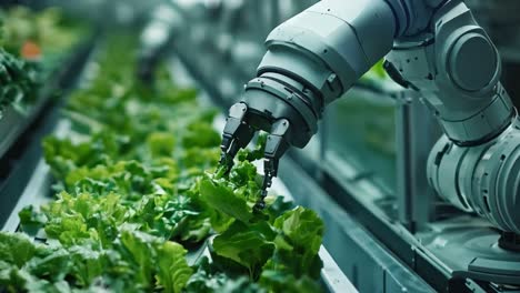 robotic harvesting of lettuce in a vertical farm