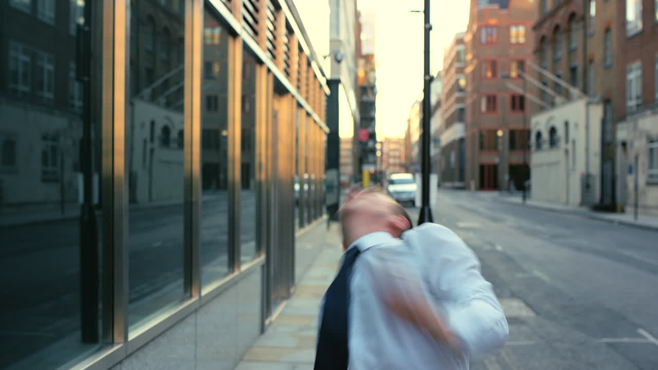 He's got some pep in his step