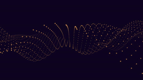 sound wave representation musical note frequencies visualized by dots