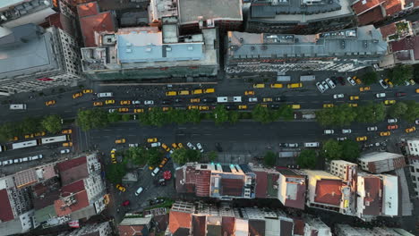 morning traffic in the city of istanbul, türkiye