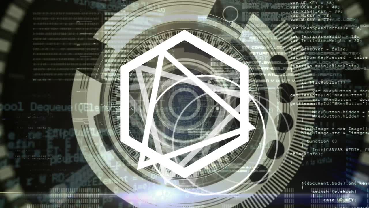 기하학적 형상과 데이터 처리에 대한 범위 스캐닝의 애니메이션