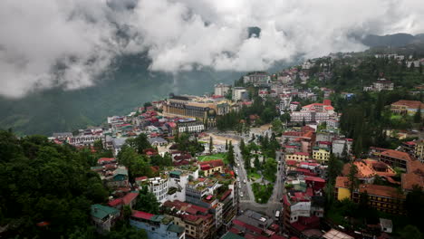 sapa city neighbourhoods, residential accommodation, traffic routes