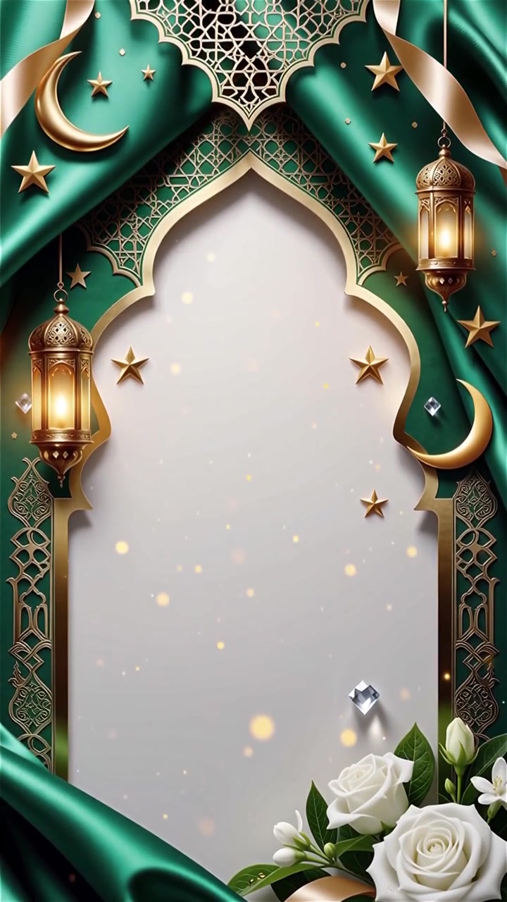 Compleanno del Profeta Maometto Mawlid al-Nabi Sfondo Islamico