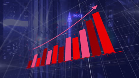 animation of digital data processing over computer servers