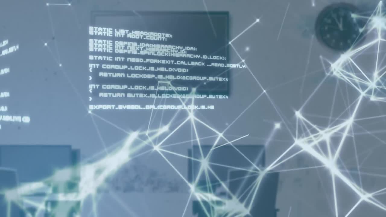 과학적 데이터 처리, 세계 지도와 함께 화면