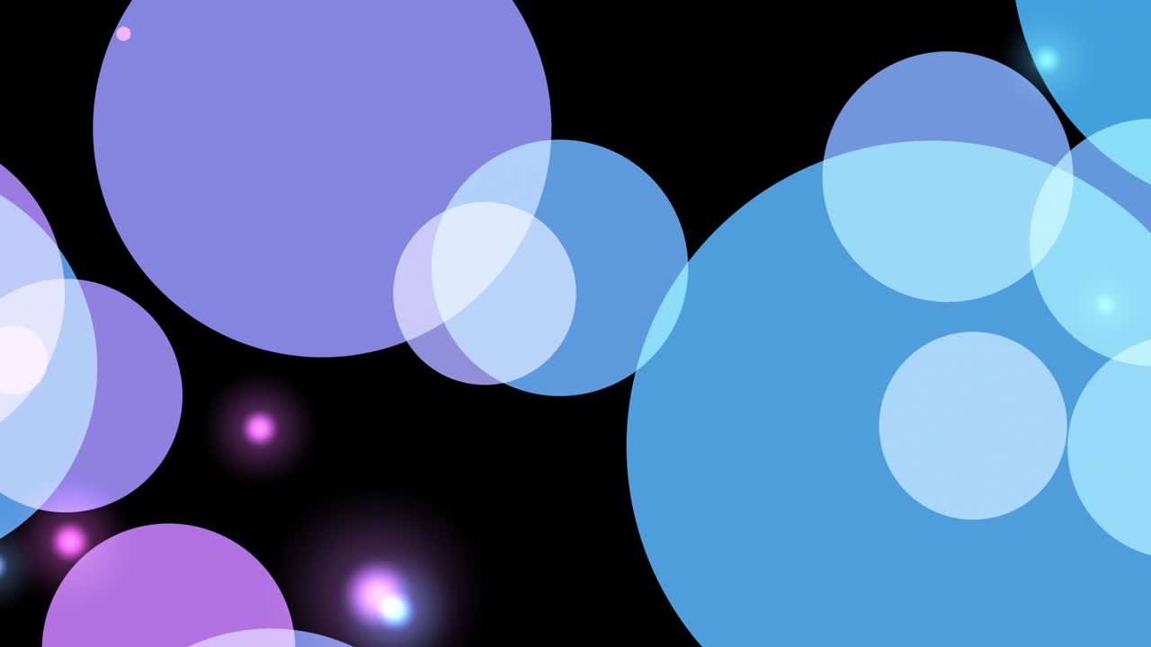 Abstract colorful bokeh background. Color circle pattern motion background.