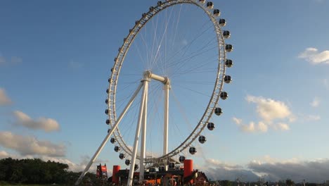 Sao-Paulo,-Brasil:-Roda-Rico,-La-Noria-Más-Grande-De-América-Latina,-En-El-Parque-Villa-Lobos