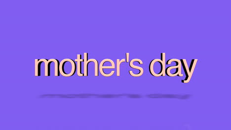 celebrate mother's day with this vibrant pink and purple greeting