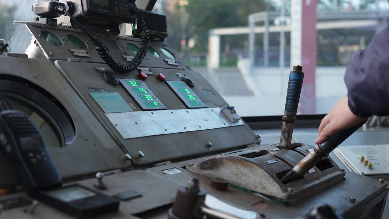 Operating a Ship's Control Panel