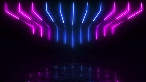 Abstract-Neon-Glowing-Lights-Stage-Video-Background-Loop-4K