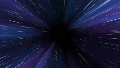 a fly by in space tunnel with various colorful clouds flying by depicting warp speed or space travel