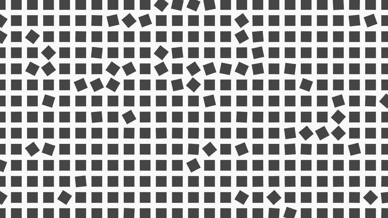 Gray rectangular blocks on white background. Abstract motion design animation.