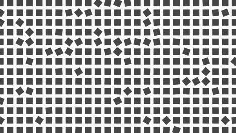 gray rectangular blocks on white background. abstract motion design animation.