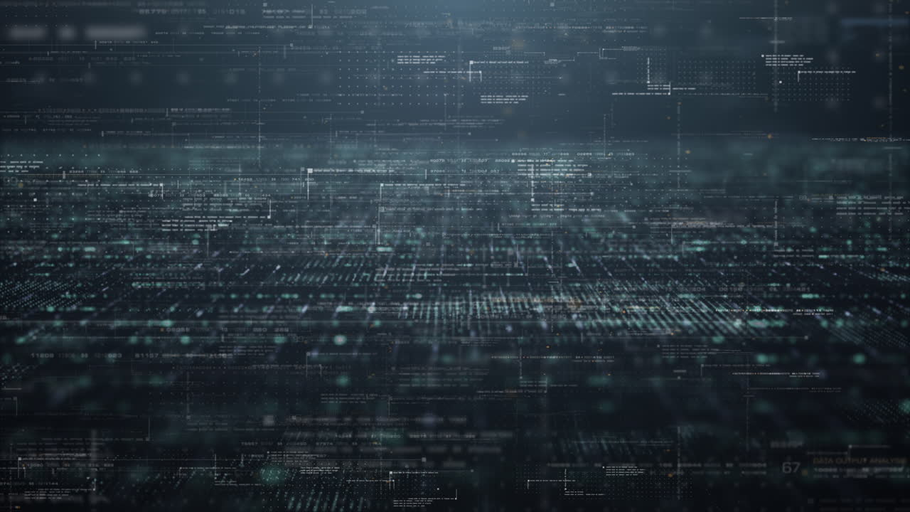 Holographic simulation of 5G network concept, artificial intelligence deep learning performing analytic computational head up display loop background with Alpha channel