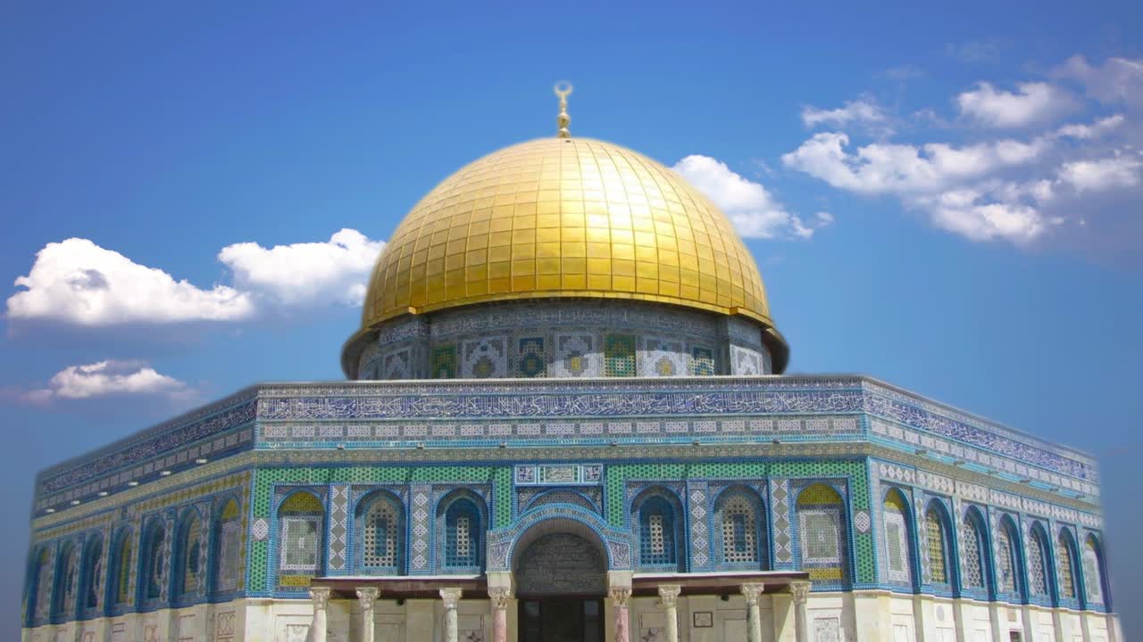 mezquita al-aqsa en jerusalén en el monte del templo